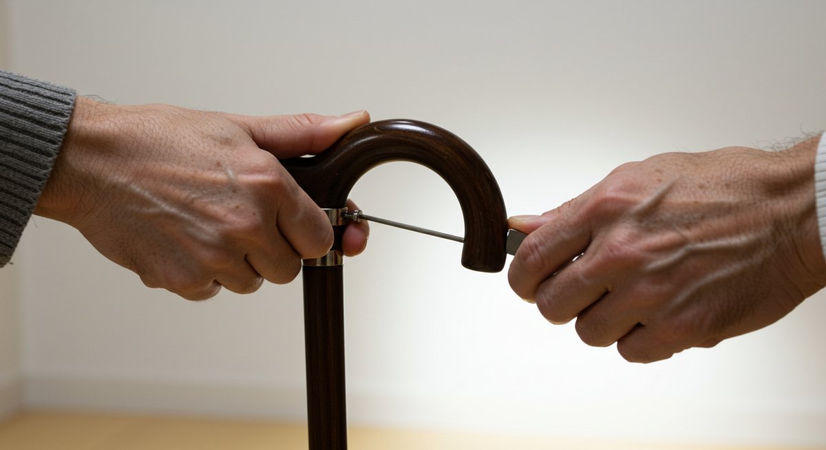 右足 が 悪い 時の杖 の 使い 方